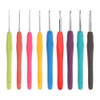 7MM Crochet Hooks, Extra-Long Crocheting Needles with Soft, Ergonomic Rubber