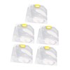 5Pcs Grain Sealed Storage Bag Reusable Transparent Grain Storage Bag
