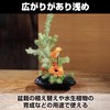 Felimoa Flower Vase Ceramic Boat Shape Flower Base Flower Flower