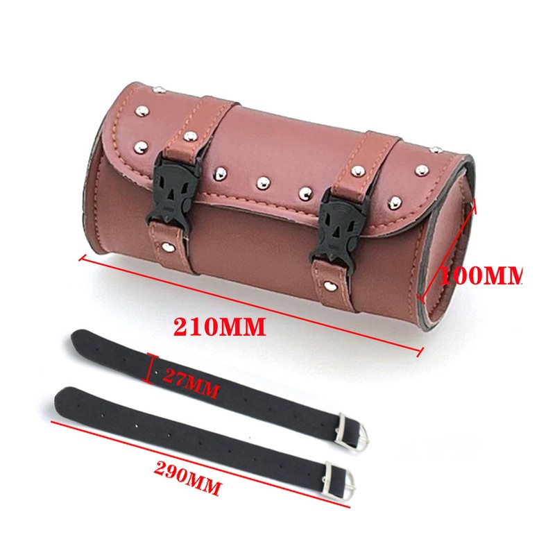 Tuwyii Motorcycle Bag, Motorcycle Saddle Bag Made of PU Leather,