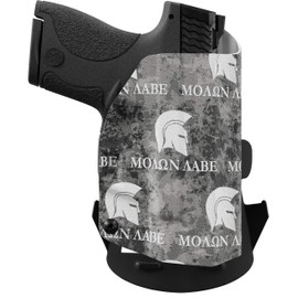 We The People Holsters - Molon Labe - Right Hand - OWB Holster Compatible with Smith & Wesson M&P 9C/40C / M2.0 3.5"/3.6" Compact Manual Safety w/Streamlight TLR-7/7A Light RDS