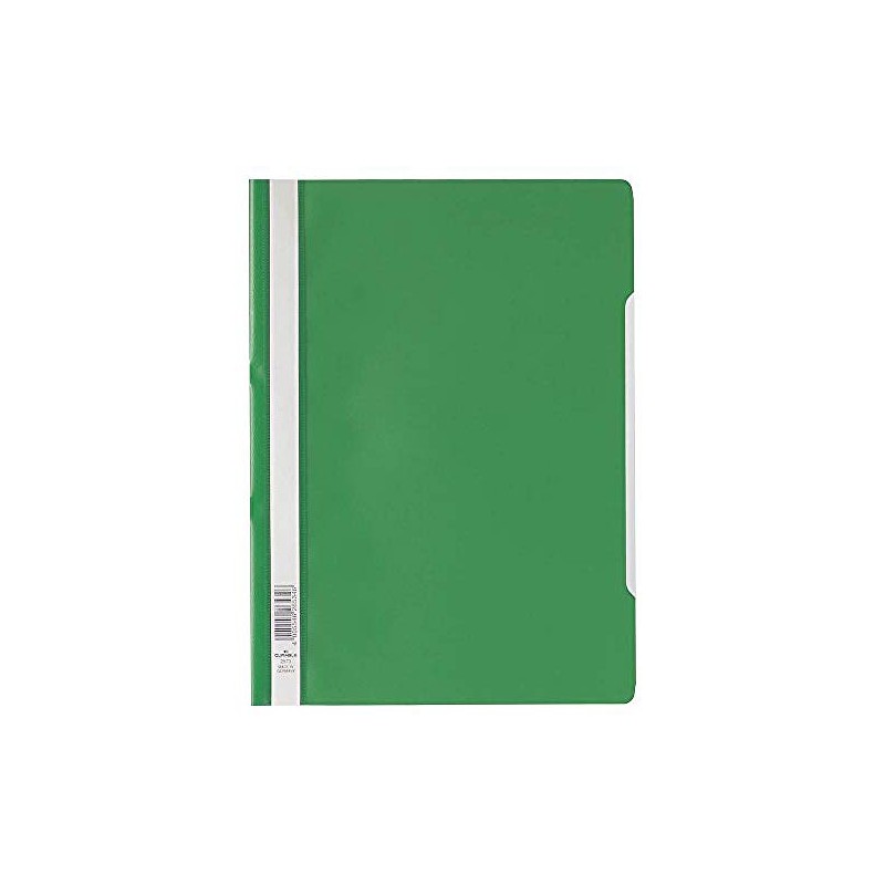 Durable 252305 Clear View Folder-Report File A4 PP, Green -