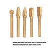 5Pcs Grinding Bit Head Rotary File Burr Double Cut Tool