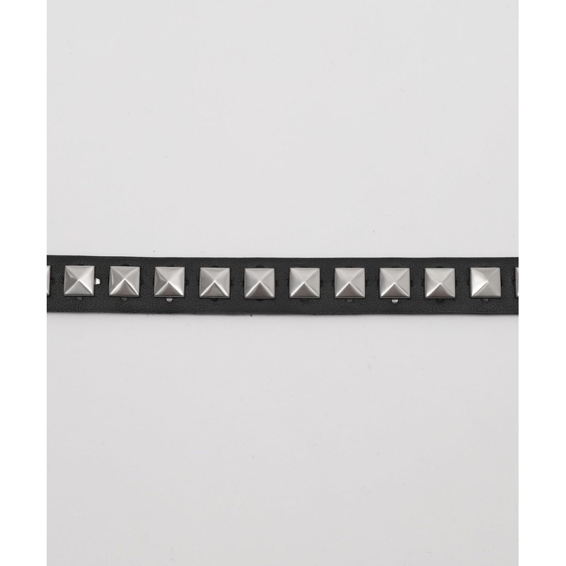 [ウィゴー] Figments スタッズ ベルト レディース F ブラック