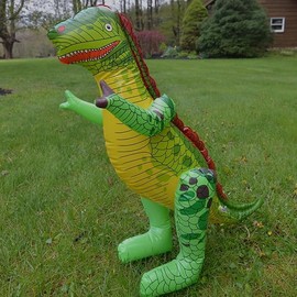 MerriMax Inflatable T-Rex Child Toy Small for Children | Adults | Parties (T-Rex Toy Dinosaur)