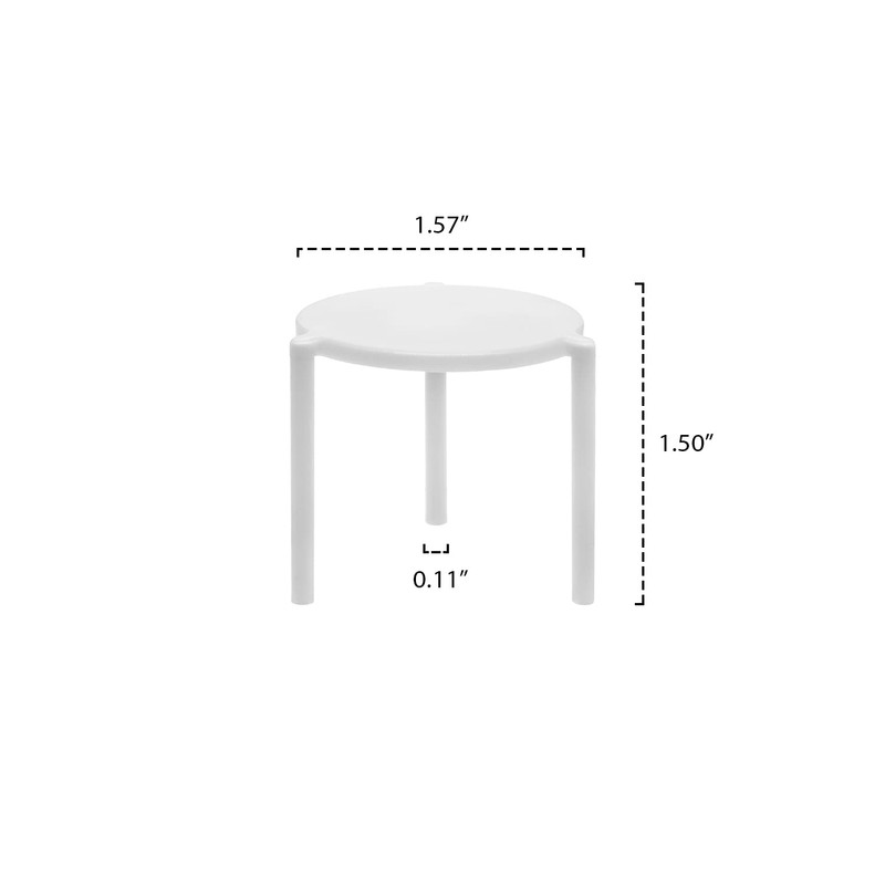 Party Essentials Disposable Plastic Pizza Stands/Savers/Tripod Stacker/Catering Boxes and Food