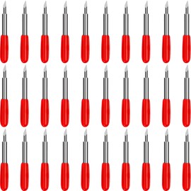 30 Pcs 45 Degree Standard Cutting Blades, Replacement Blades Compatibility with Explore 4/3/Air 2/Air/Air one/Maker/Maker 4/3/2/Expression for Most Vinyl Fabric Cutting