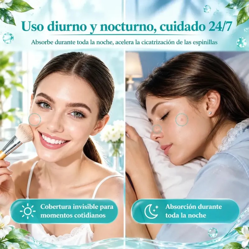JOVEECO - 720pcs Parches Para Acné Hidrocoloide Absorbe La Grasa,parches