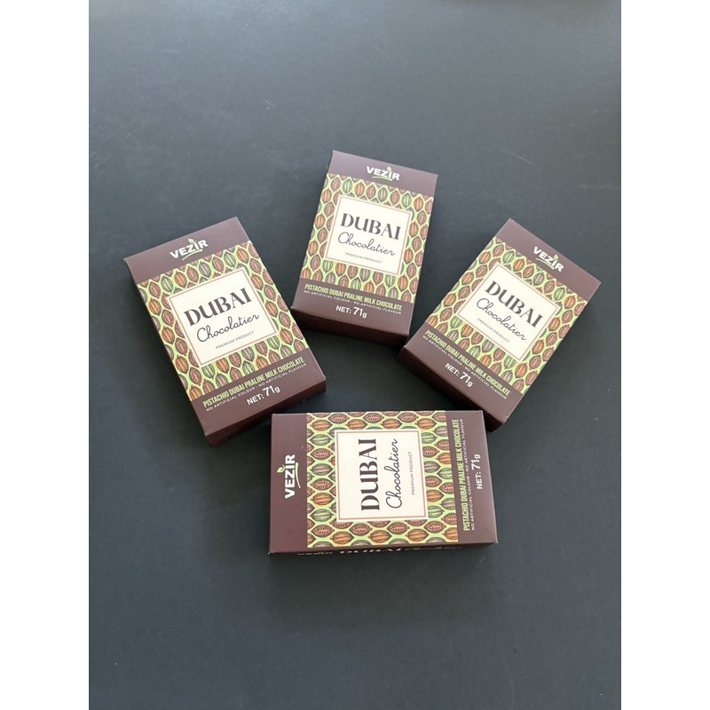 dubai chocolate Pistachio Praline Dubai Chocolate Bar – Crispy &
