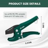 PVC Pipe Cutter,Cuts up to 1-5/7 Plastic pipe cutter,Fits for