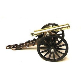 Miniature Napoleon Civil War Cannon w/ Brass Barrel