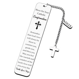 2025 Confirmation Gifts for Teenage Boys Girls First Communion Gifts for Goddaughter Son Catholic Baptism Gifts for Teen Boys Girls Religious Easter Gifts for Women Men Easter Basket Stuffers for Kids