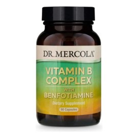 Complejo B Con Benfotiamina Dr. Mercola 60 Capsulas Sabor Neutro