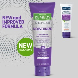 Medline Remedy Specialized Skin Cream, 4 oz., Hydrating and Nourishing Formula for Dry Skin