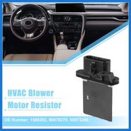 VekAuto HVAC Blower Motor Resistor AC Blower Control Module Fit for Pontiac Vibe 2003-2008 - Pack of 1 Black Auto Accessories