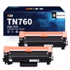 XJI TN760 HL-L2395DW DCP-L2550DW Compatible Toner Cartridges Replacement for Brother