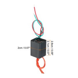 PATIKIL High Voltage Generator 5pcs DC 3-6V 20KV Boosting Step Up Power Supply Module Arc Voltage Transformer for Scientific Experiment Black