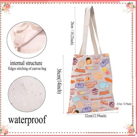 JYTAPP Marauders Era Tote Bag Wolfstar Merch Wolfstar Marauders Lover Reusable Grocery Shopping Bags Fanfiction Fans Gift