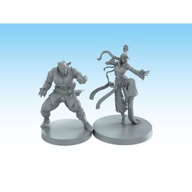 Sword & Sorcery: Genrju & Shakiko Hero Pack - White/Black Monk