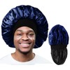 Bonnet for Men,Silk Bonnet for Sleeping,Double Layer Satin Bonnets for
