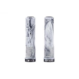 DMR Deathgrip 2 Flangeless Handlebar Grips (Snow Camo, Thick)