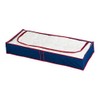 WENKO Underbed Storage Set of 4 Blue/Red
