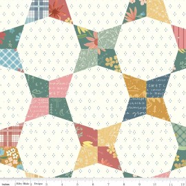 Riley Blake ALBION 14599 CHEATER Print Quilt Fabric AMY SMART 30's Rep - By the Half-Yard