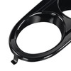 2pcs Front Bumper Foglight Cover Dual Holes Car Accessory Fit