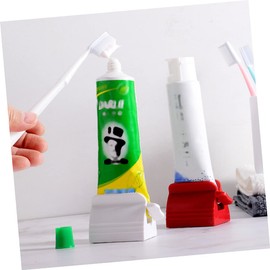 STOBAZA 2 Pack Boys and Girls Rolling Toothpaste Squeezer Dispenser Plastic Tube Squeezer Extruder for Home Bathroom Colorful Thicken Tube Squeezer for Boys and Girls