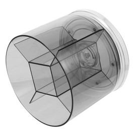 CAXUSD Ergonomic Desk Pen Holder Crayon Markers Makeup Brush Organizer Rotating Storage Box for Desk