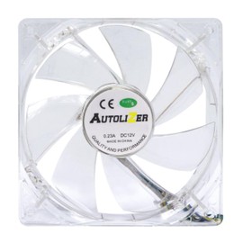 80mm White LEDs PC Fans, Sleeve Bearing Silent Cooling Fan for Computer PC Cases, CPU Coolers