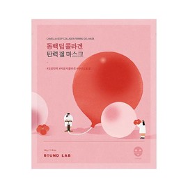 Round Lab Camellia Deep Collagen Elasticity Gel Mask 4 sheets / 라운드랩 동백 딥 콜라겐 탄력 겔 마스크 4매