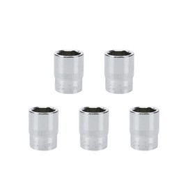 Dahszhi Shallow Socket 3/8 Inch Drive 15mm 6 Point -5pcs