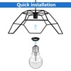 ARTIBETTER Lamp Shade Rings for E26 E27 Light Socket Collar