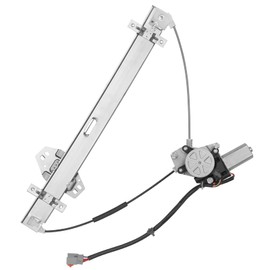 Obaee 748-129 Front Left Driver Side Power Window Regulator with Motor Compatible with Honda Pilot 2003 2004 2005 2006 2007 2008, Replace OE 72250-S9V-A01, 72250-S9V-A02 (6 Pins)