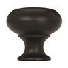 Amerock BP53011FB Allison Knob, 1-1/4-Inch, Flat Black