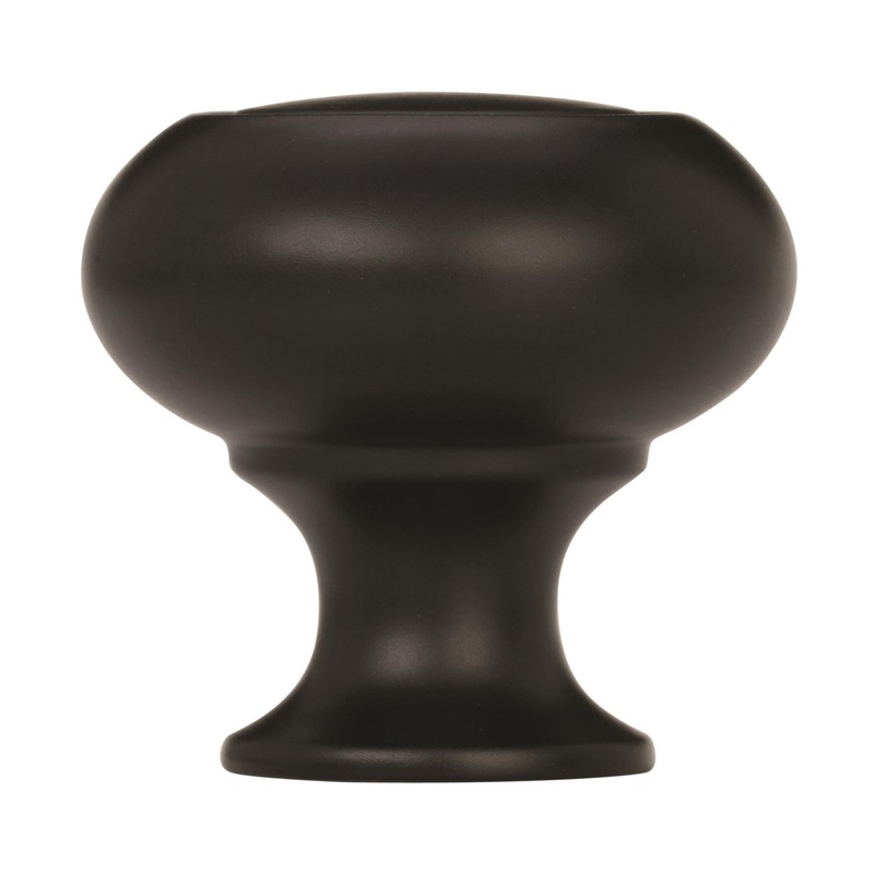 Amerock BP53011FB Allison Knob, 1-1/4-Inch, Flat Black