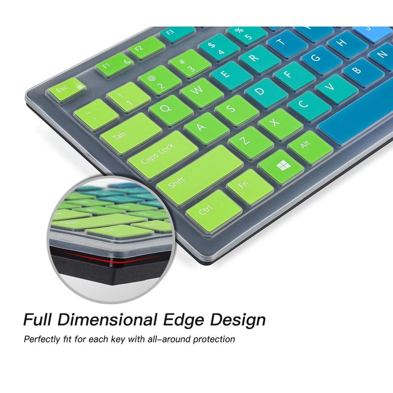Colorful Keyboard Cover for Dell KM636 Wireless Keyboard/Dell KB216 KB216t