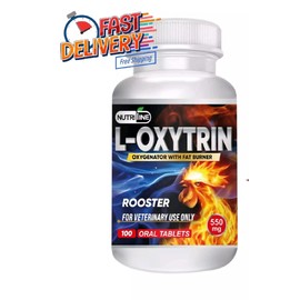 L-oxitrin 100 Tabletas Oxigenador para Gallos/ Suplemento Para Animales, Pollos