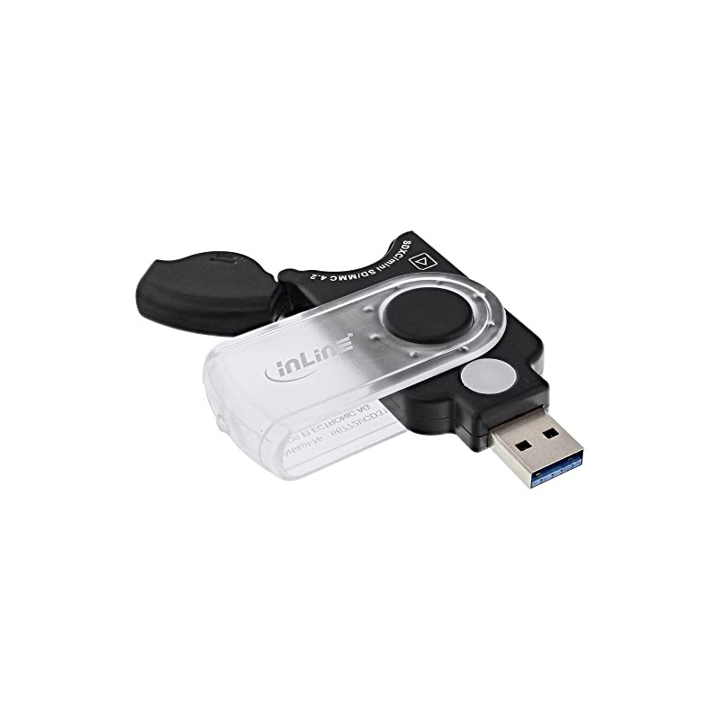 InLine® 66772I USB 3.0 Card Reader for SD, SDHC, SDXC,