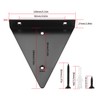 Pack of 2 Floating Shelf Brackets (14 cm x 13