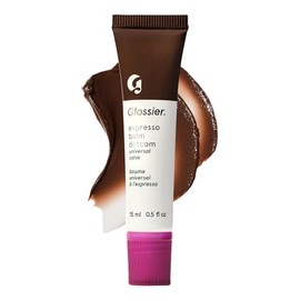 Glossier Balm Dotcom - Bálsamo labial y bálsamo universal, tinte Espresso Mocha | Up to 12-Hour Moisture, Nourishes Dry Cuticles & Skin, Antioxidant-R