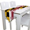 poeticcity Maryland State Flag Double Sided Oblong 13 X 70