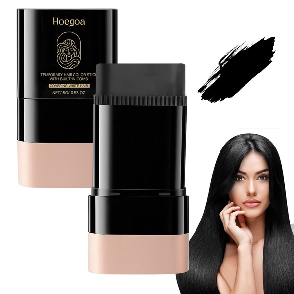 2025 Instant Hair Colour Stick with Integrated Comb, 2-in-1 Instant