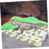 Gatuida Reptile Substrate Bed for Lizards Cozy Sleeping Bag for