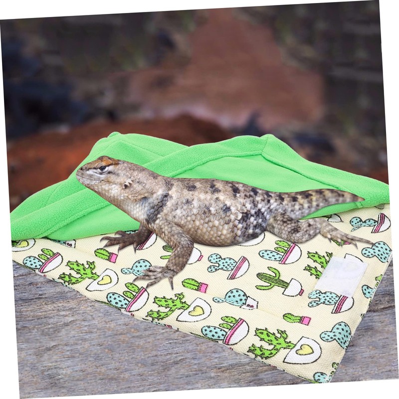 Gatuida Reptile Substrate Bed for Lizards Cozy Sleeping Bag for