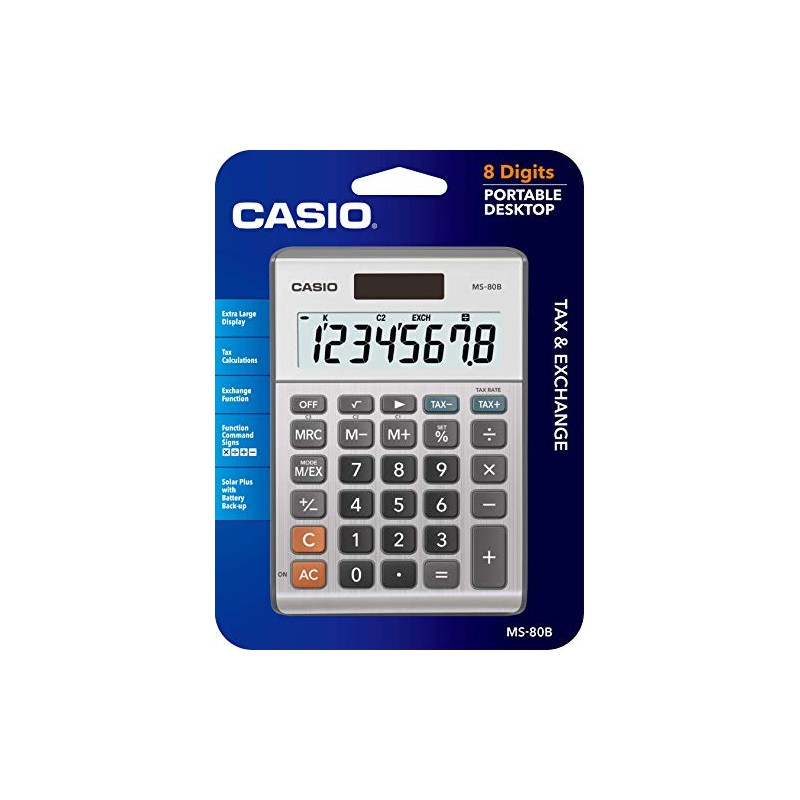 Casio Casio MS-80B Standard Function Desktop Calculator