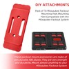 Red Feet Mounting System for Milwaukee Packout – 10pcs Options,