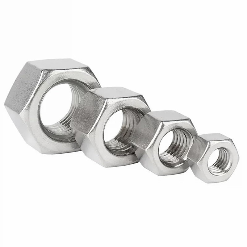 Instockbolts Hex Nuts, M4-0.7 Stainless Steel 304 (18-8) Hex Nut,