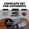 Perri's Leathers Ltd -Guitar Strap- Bundle - Polyester Checker Guitar